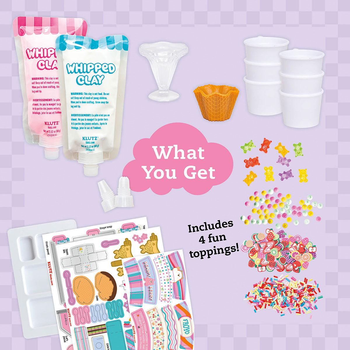 Klutz Whipped Clay Froyo Shop – Happy Up Inc Toys & Games
