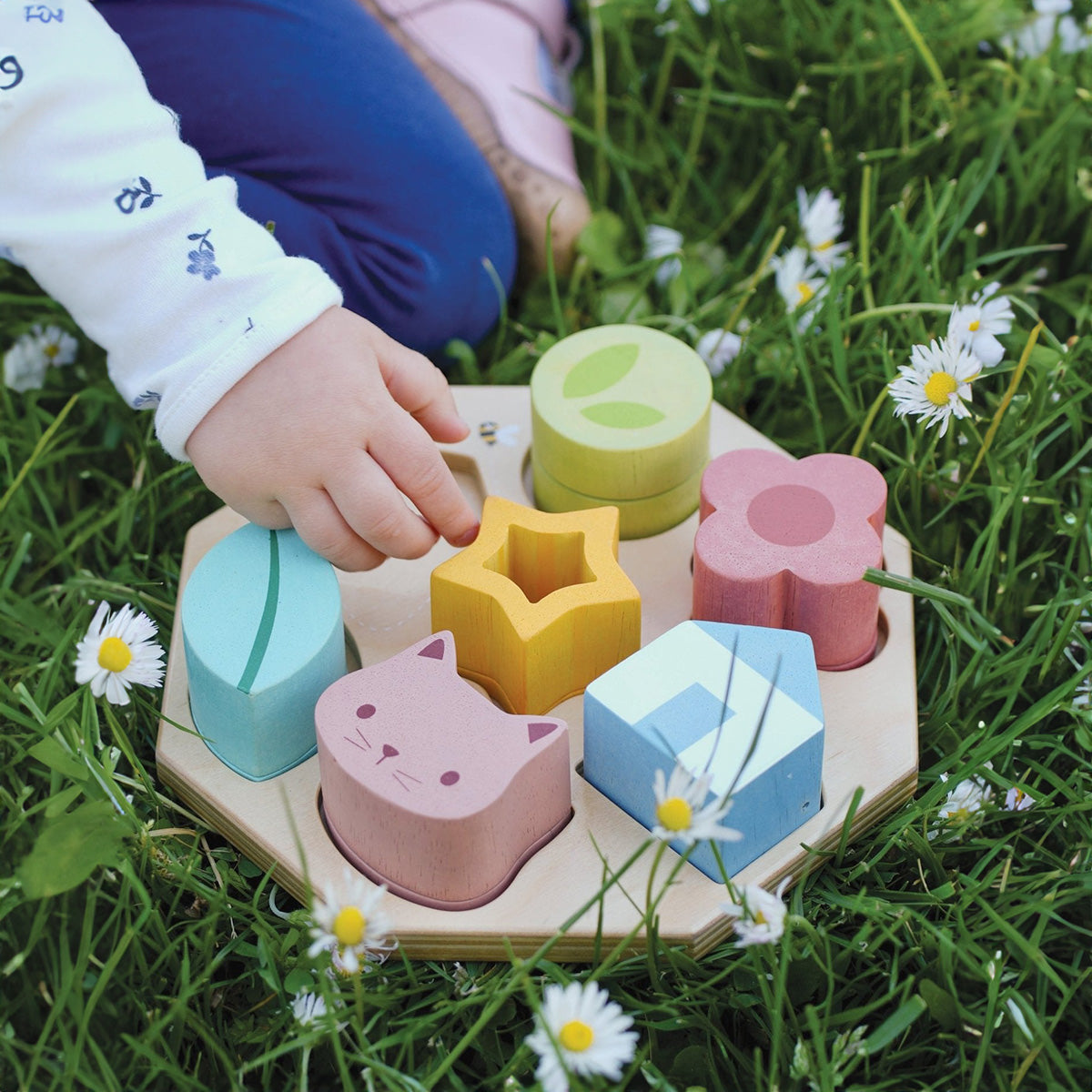 Wooden Sensory Activity Tray from Mentari.