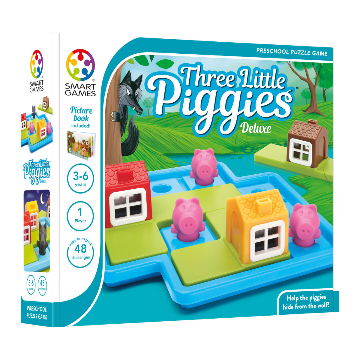 Smart Games Three Little Piggies Deluxe Logic Game