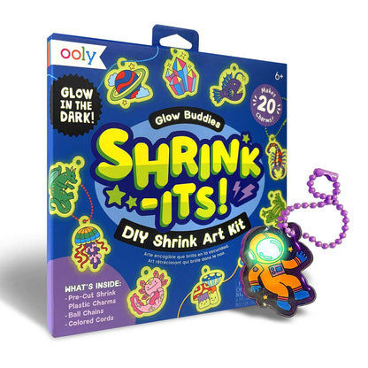Shrink-Its! DIY Shrink Art Kit - Glow Buddies from Ooly