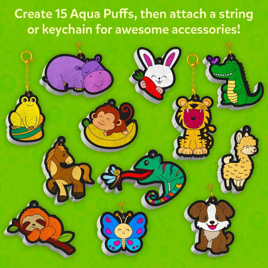 Skillmatics Aqua Puffs 3D Art Animal Friends