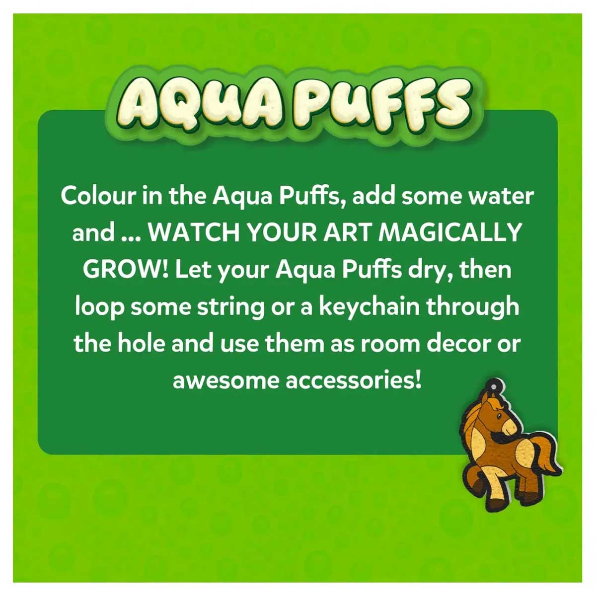 Skillmatics Aqua Puffs 3D Art Animal Friends