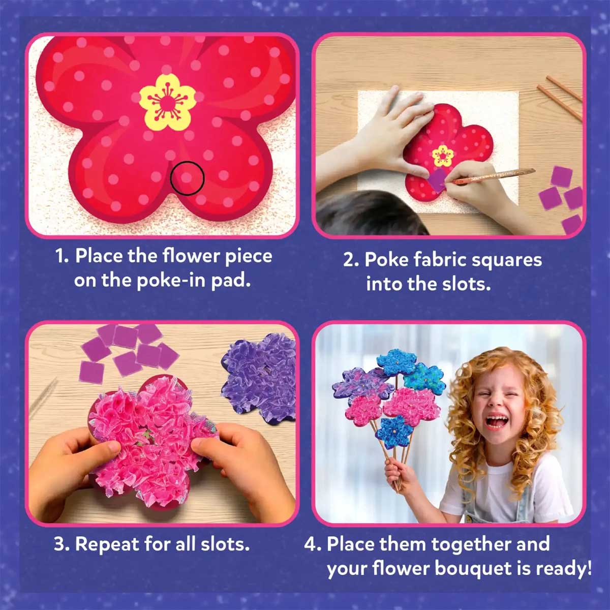 Poke-In Art Flower Bouquet from Skillmatics