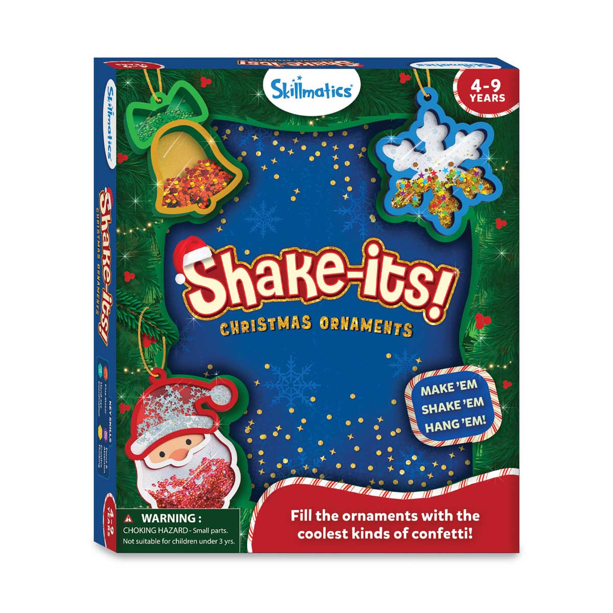 Skillmatics Shake-Its! Christmas Ornaments