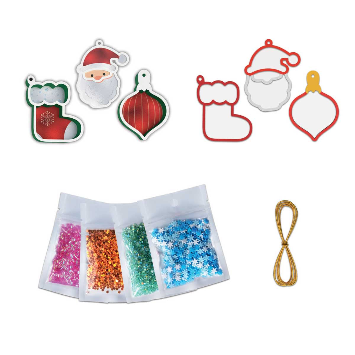 Skillmatics Shake-Its! Christmas Ornaments