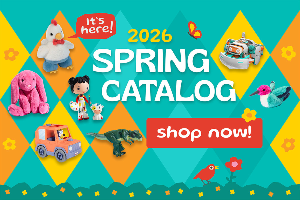 Click here to shop our Spring 2026 Catalog! It's full of Spring-tastic toys, games, and gifts!