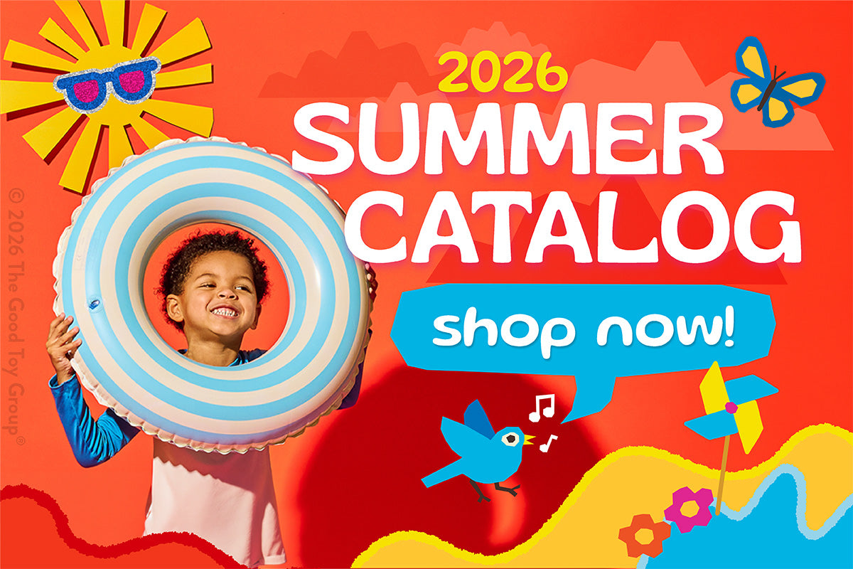 Click here to shop our 2026 Summer Catalog! It's full of toys, games, and gifts that SHINE!