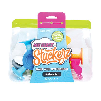 Smart Toys and Games My First Stuckerz baby suction cup toy five piece set