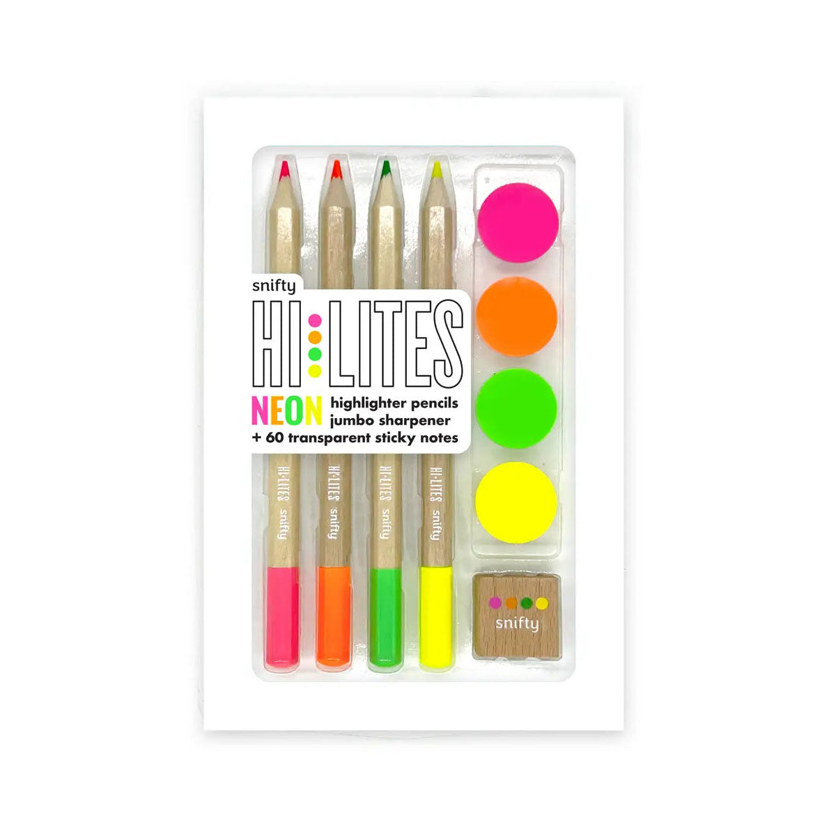 Snifty Hi-Lites Neon Pencil Highlighting Set