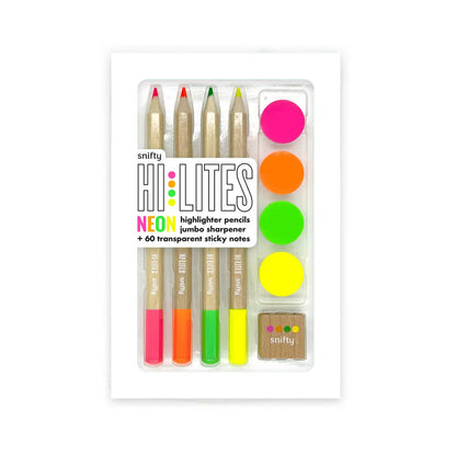 Snifty Hi-Lites Neon Pencil Highlighting Set