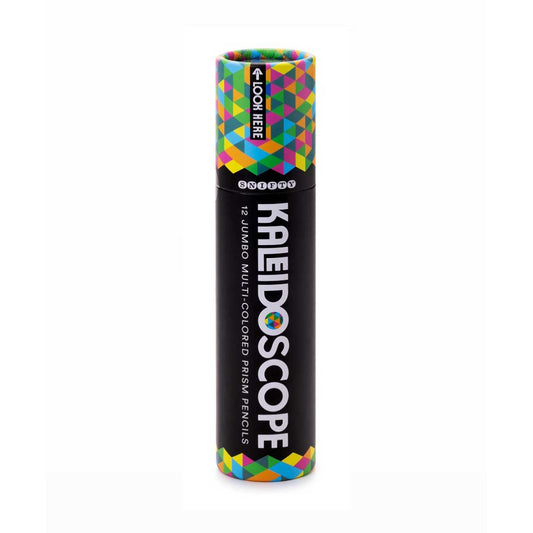 Snifty - Kaleidoscope 12 Jumbo Multi-Colored Prism Pencils