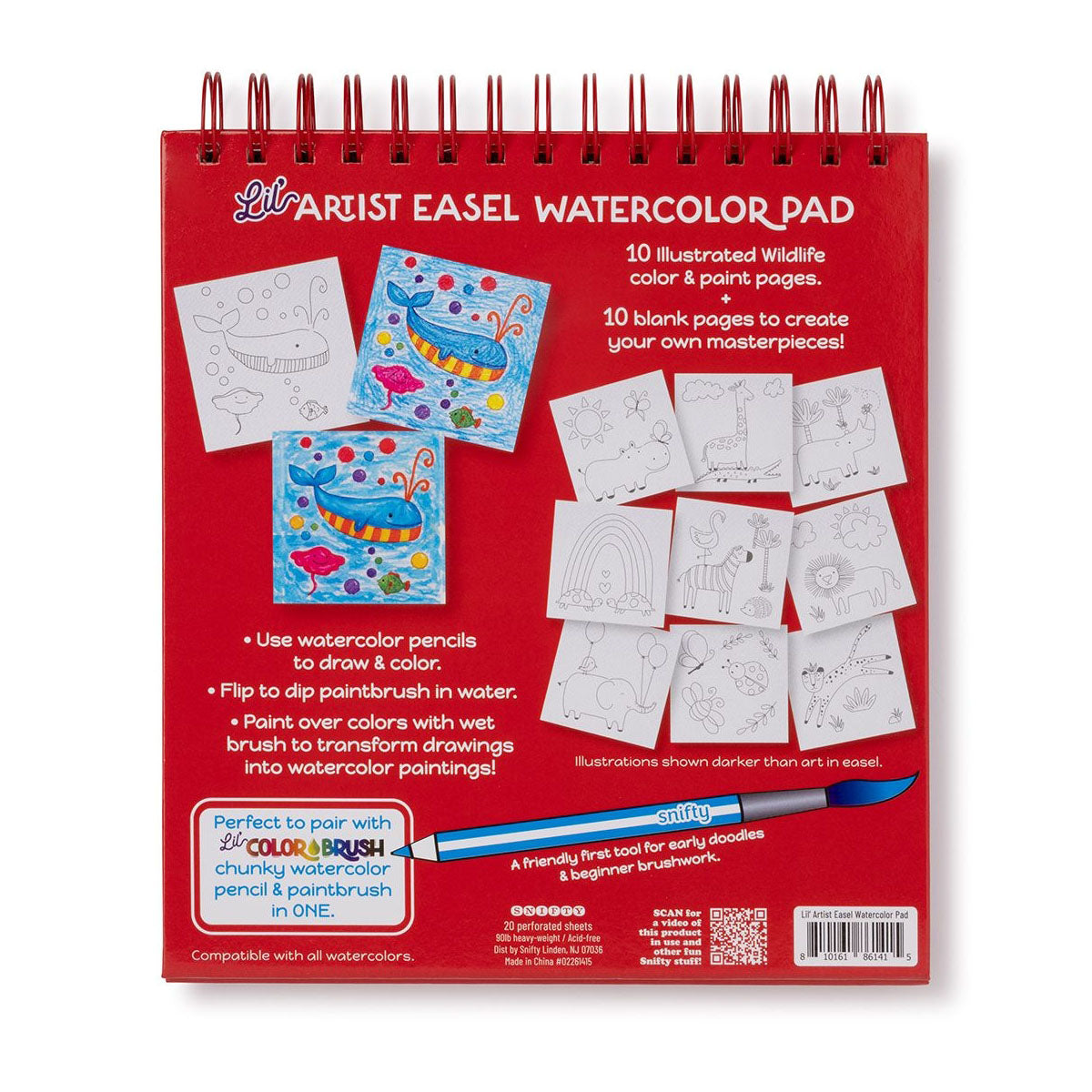 Snifty Lil’ Colorbrush Easel Watercolor Paper Pad