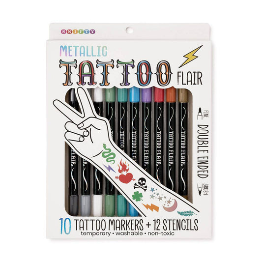 Snifty Tattoo Flair Metallic Tattoo Markers
