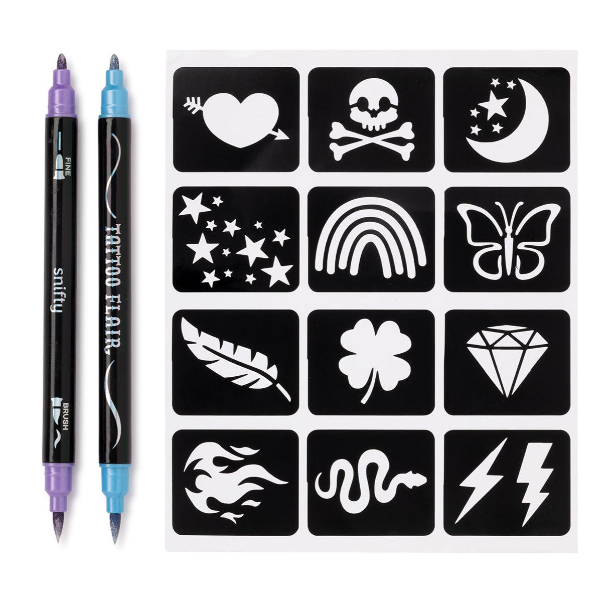 Snifty Tattoo Flair Metallic Tattoo Markers
