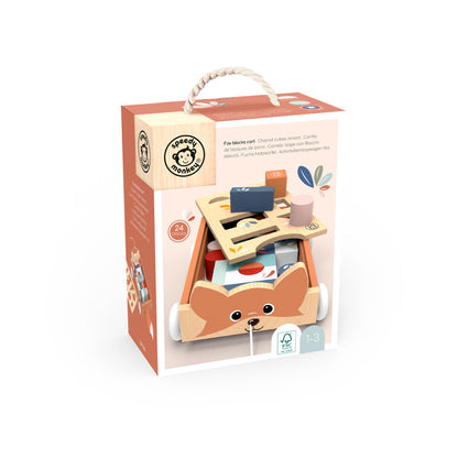 Speedy Monkey Fox Blocks Shape Sorter Cart