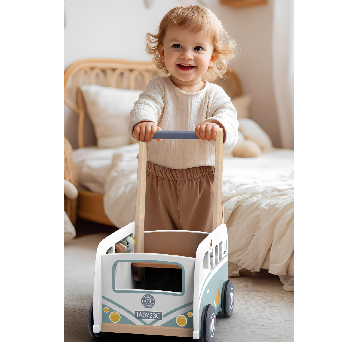 Speedy Monkey Van Multi-Activity Walker Push Toy