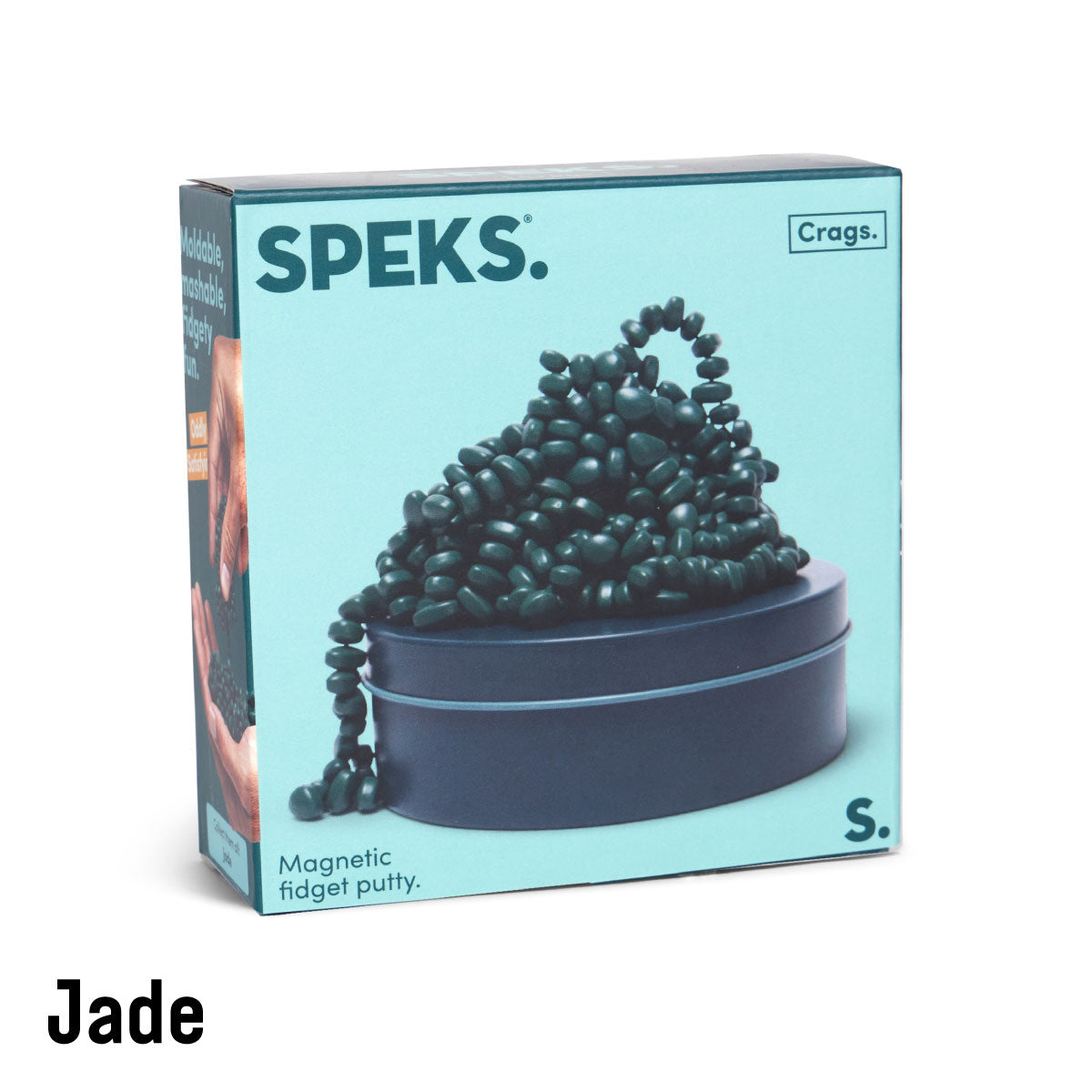 Speks Matte Crags Magnetic Putty Medium Tin in Jade Green