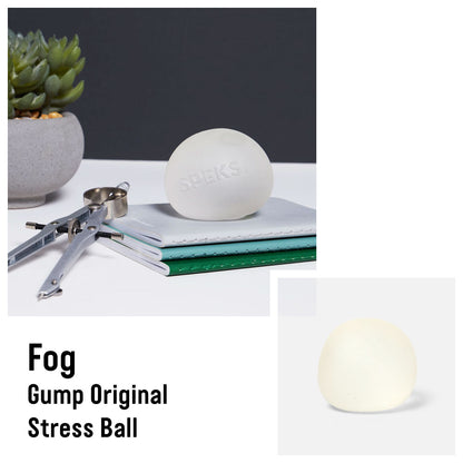 Speks Original Gump Stress Balls in Fog Light Gray