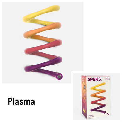 Speks Helix Magnetic Fidget Coil 8 Piece in Plasma Purple