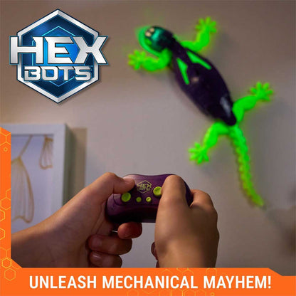 Spin Master - Hex Bots Glowing Wall Crawler Gecko
