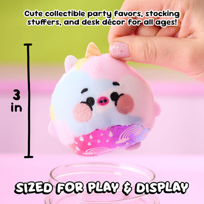 Spin Master Magic Jellykins Surprise Plush are about 3" tall.