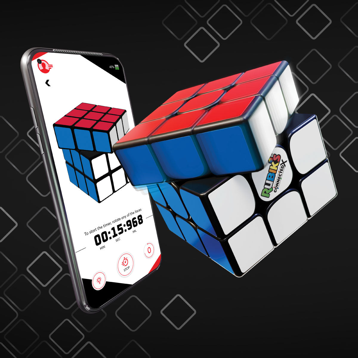 Rubik’s 3x3 ConnectedX Speed Cube