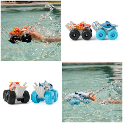 Spin Master - Swimways Monster Jam Wave Sprayers: El Toro Loco & Megalodon