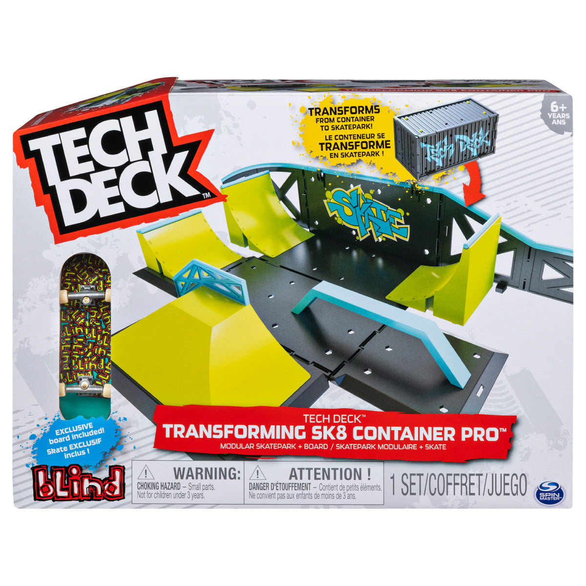 Tech Deck Transforming SK8 Container Pro Sets