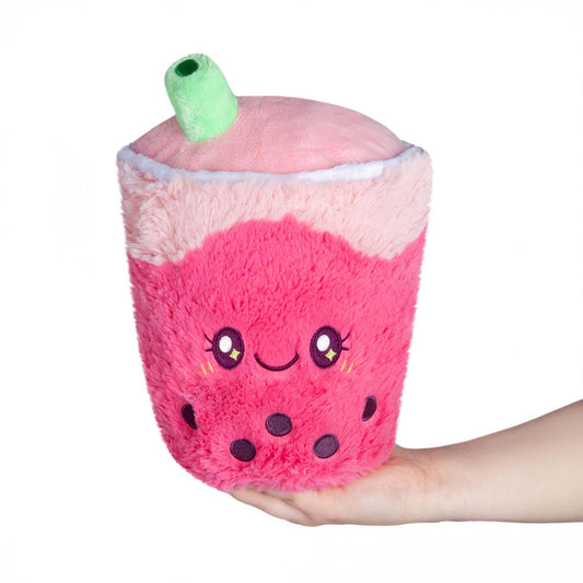 Squishable Mini Comfort Food Strawberry Bubble Tea 7"