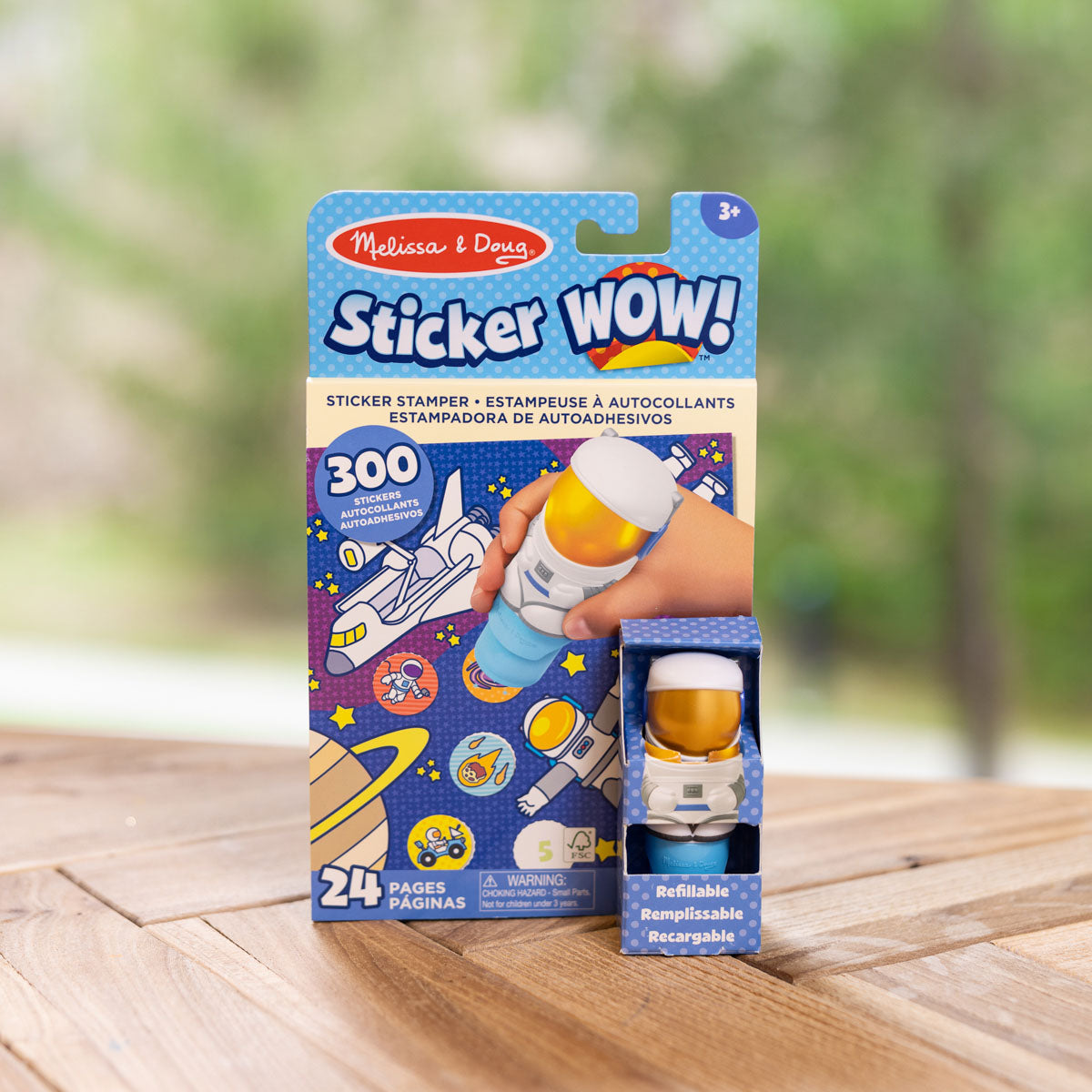 Sticker WOW! Sticker Stamper & Activity Pad - Astronaut theme by Melissa & Doug.