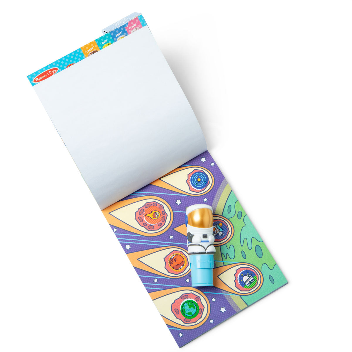 Sticker WOW! Sticker Stamper & Activity Pad - Astronaut theme by Melissa & Doug.