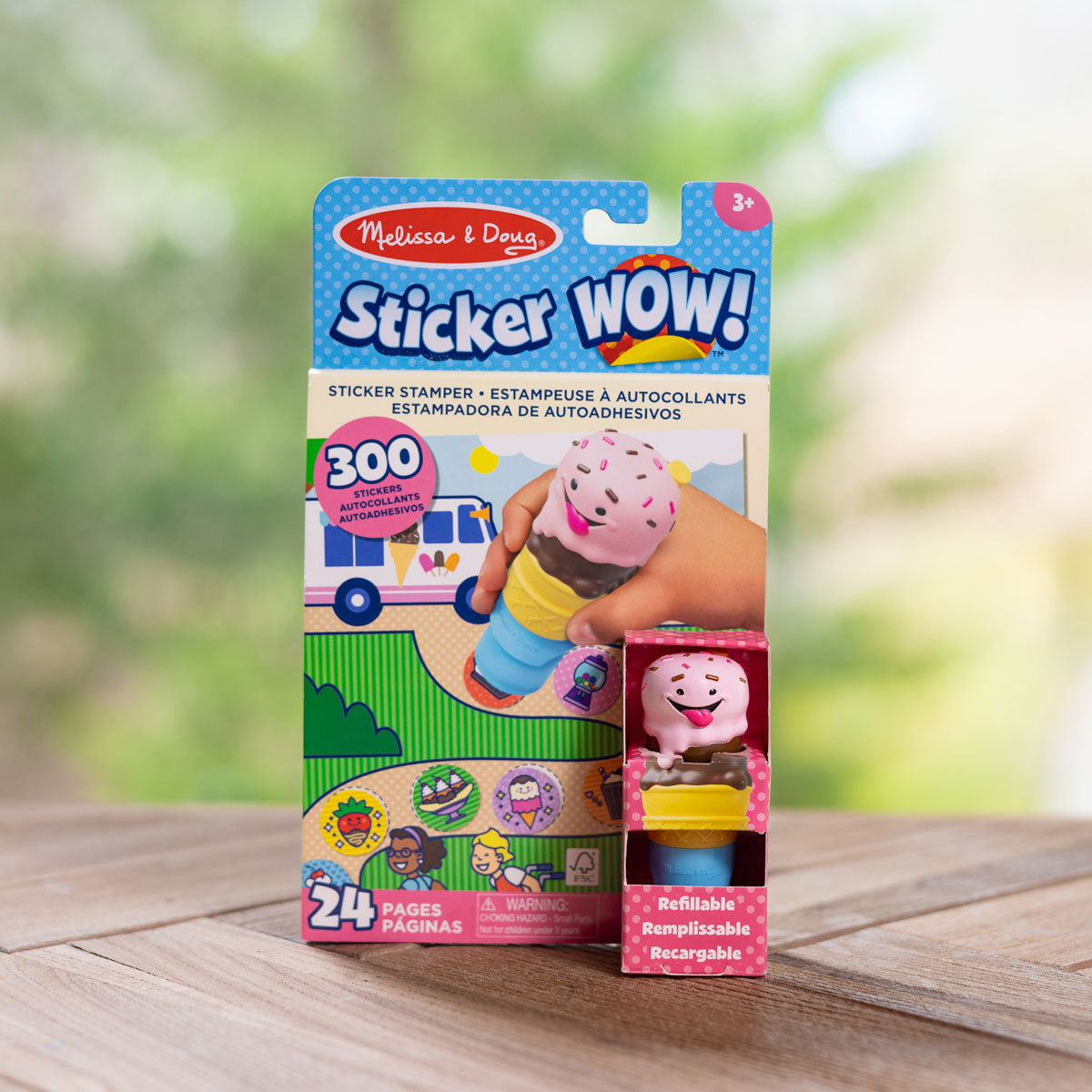 Sticker WOW! Sticker Stamper & Activity Pad - Ice Cream theme by Melissa & Doug.