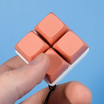 Strudel3D 4 Key Keyboard Fidget Square