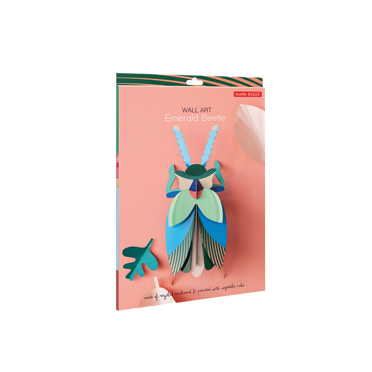 Studio Roof Emerald Beetle Wall Art