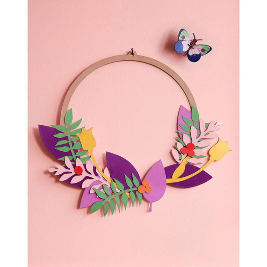 Studio Roof Blossom Wreath Wall Art