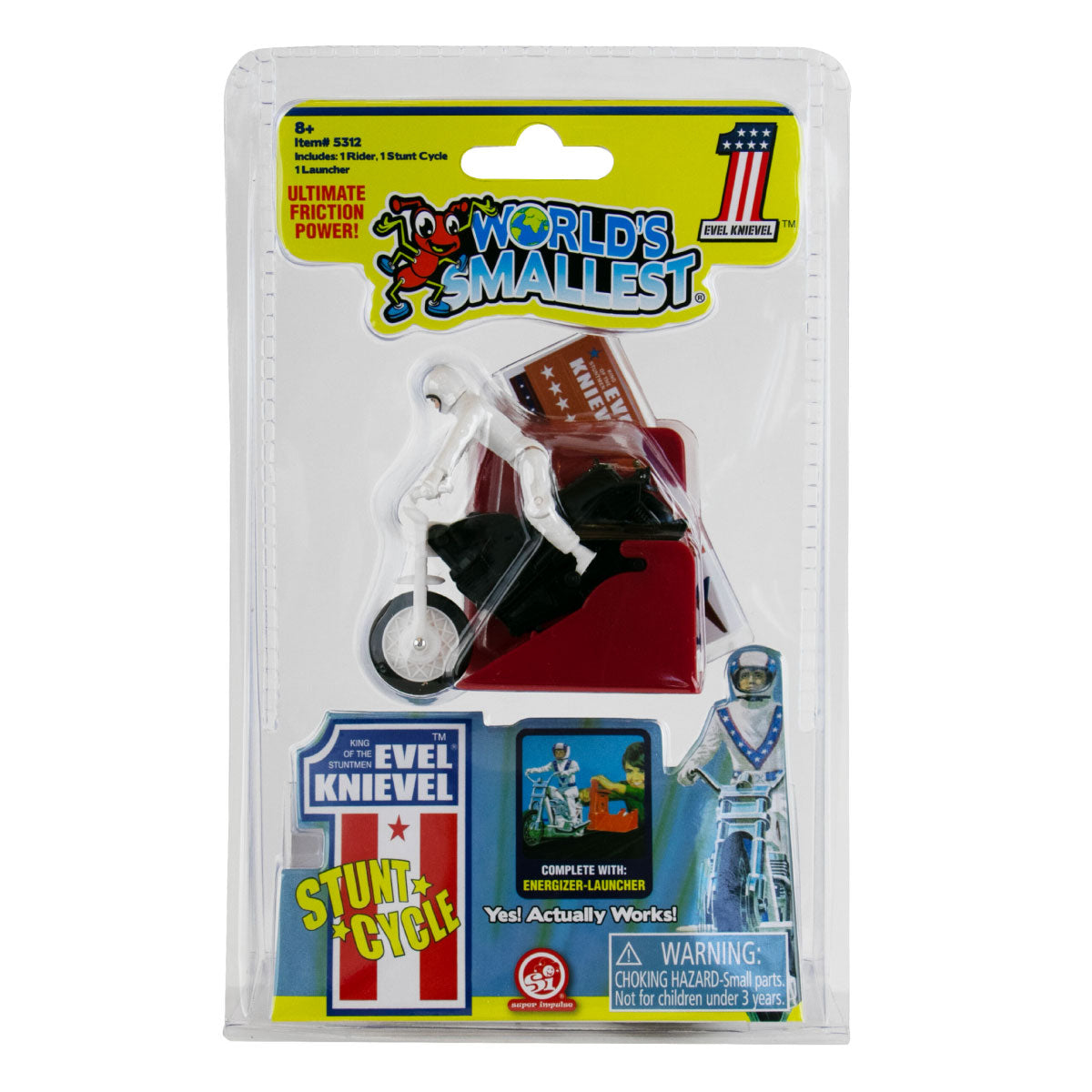 Super Impulse World’s Smallest Evel Knievel Stunt Cycle