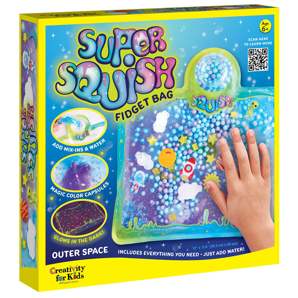 Super Squish Fidget Bag Fun Outer Space Box