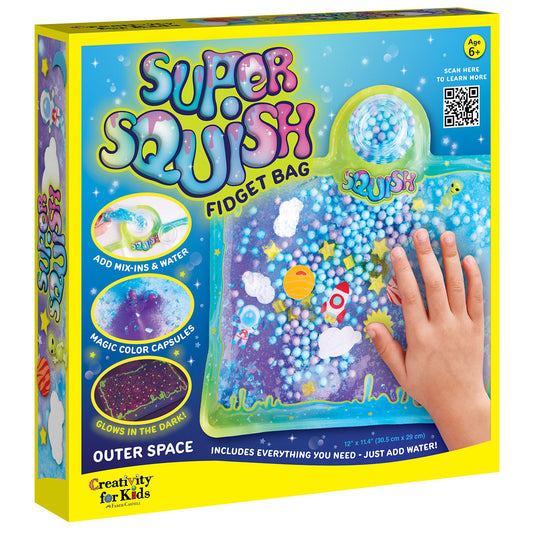 Super Squish Fidget Bag Fun Outer Space Box