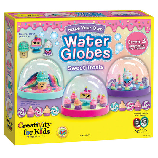 Box of Make Your Own Water Globes Sweet Treats by Creativity for Kids.