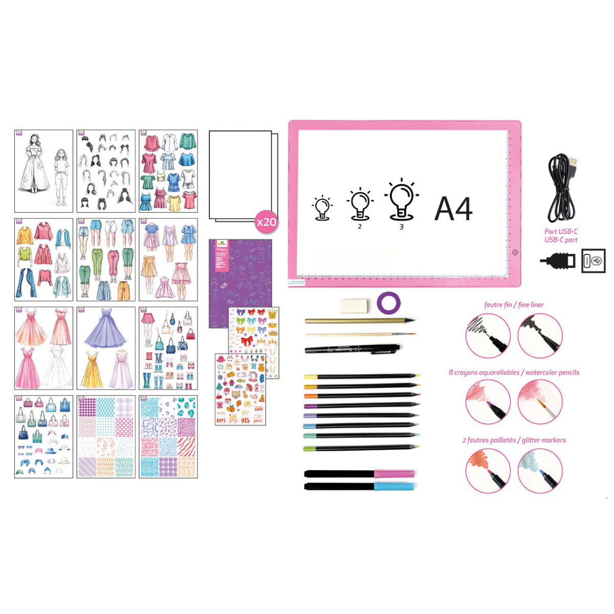 Artissimo  XXL Fashion Workshop and LED Light Pad