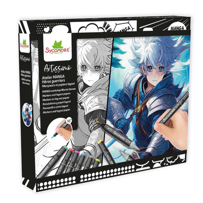 Sycomore Artissimo Manga Warrior Heroes Layout and Markers Set