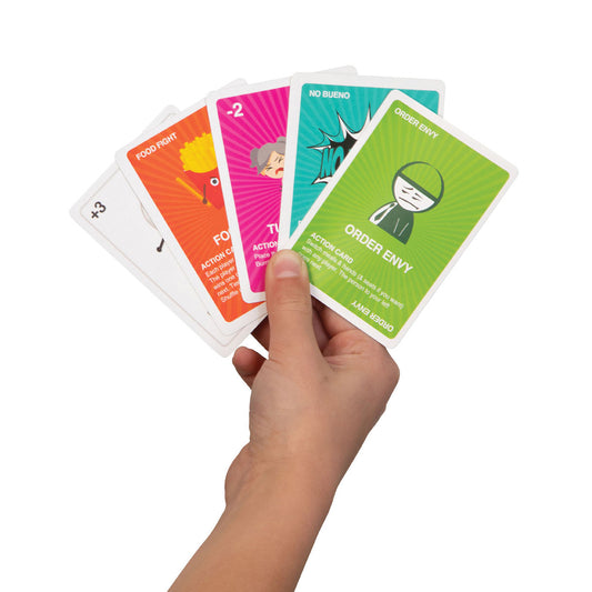 Taco vs Burrito Card Game example cards