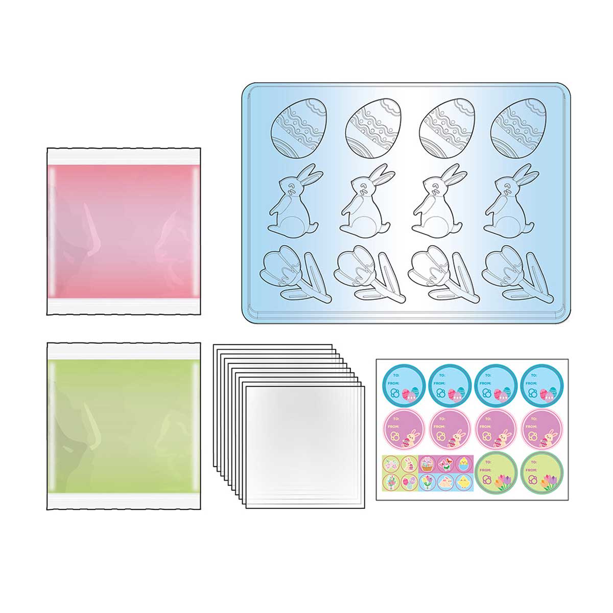 Tasty Labs: Gummy Candy Kit - Bunnies, Eggs & Tulips! from Thames & Kosmos