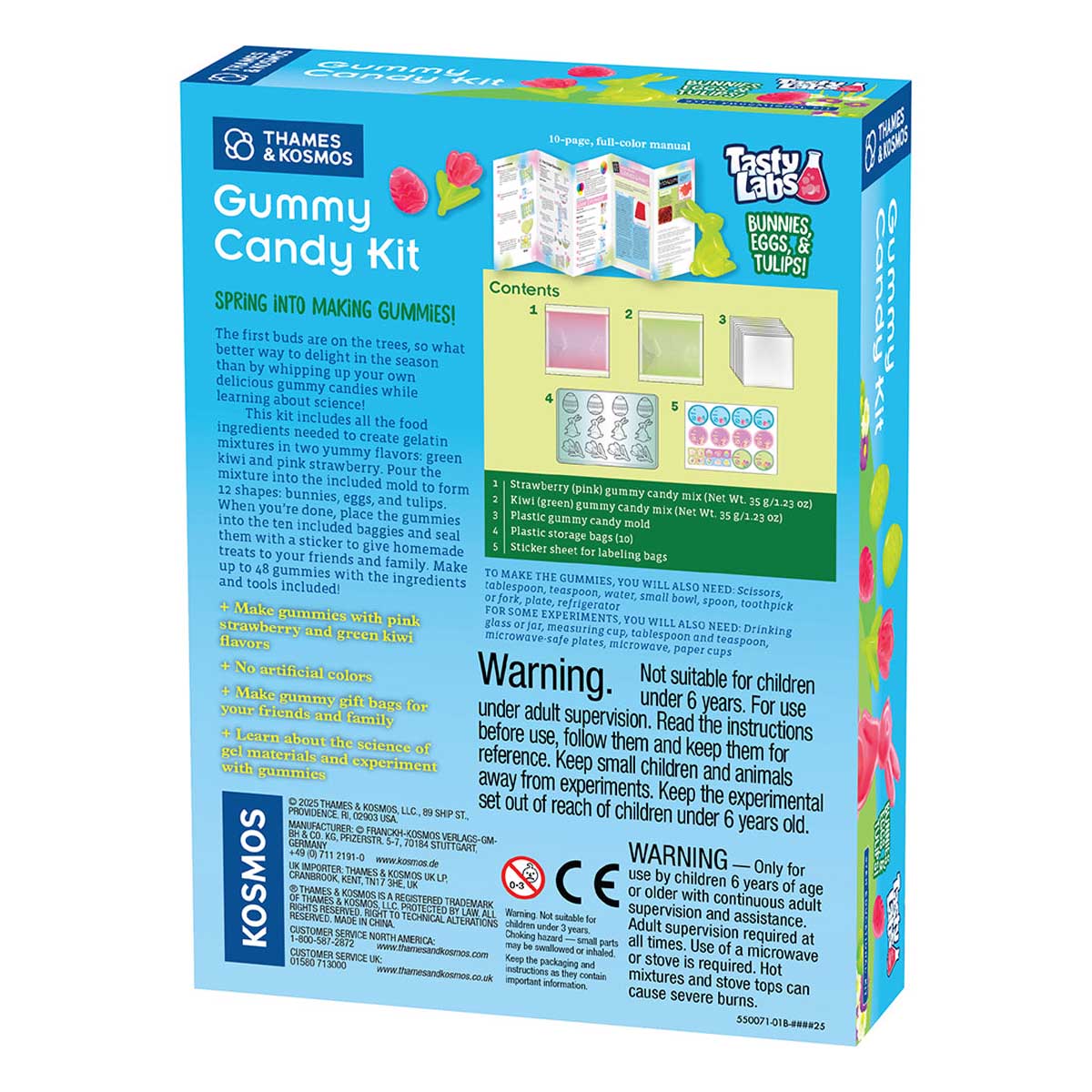 Tasty Labs: Gummy Candy Kit - Bunnies, Eggs & Tulips! from Thames & Kosmos
