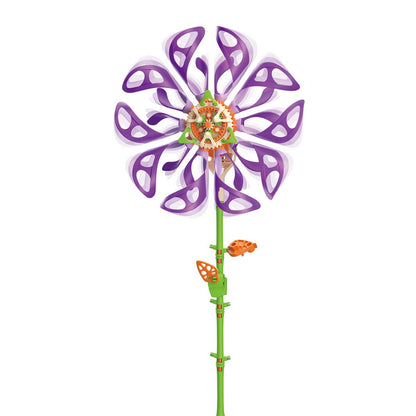 Purple mechanical flower by Thames and Kosmos SolarFlower Purple Majestic