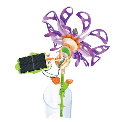 Purple mechanical flower by Thames and Kosmos SolarFlower Purple Majestic