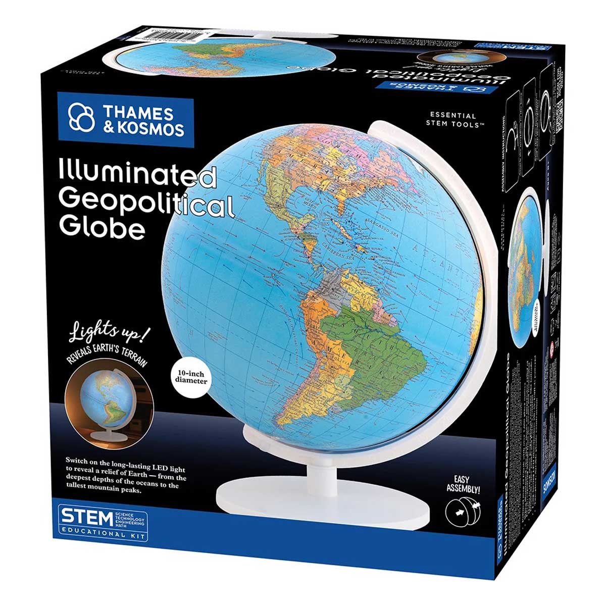 Thames and Kosmos Thames & Kosmos Illuminated Geopolitical Globe