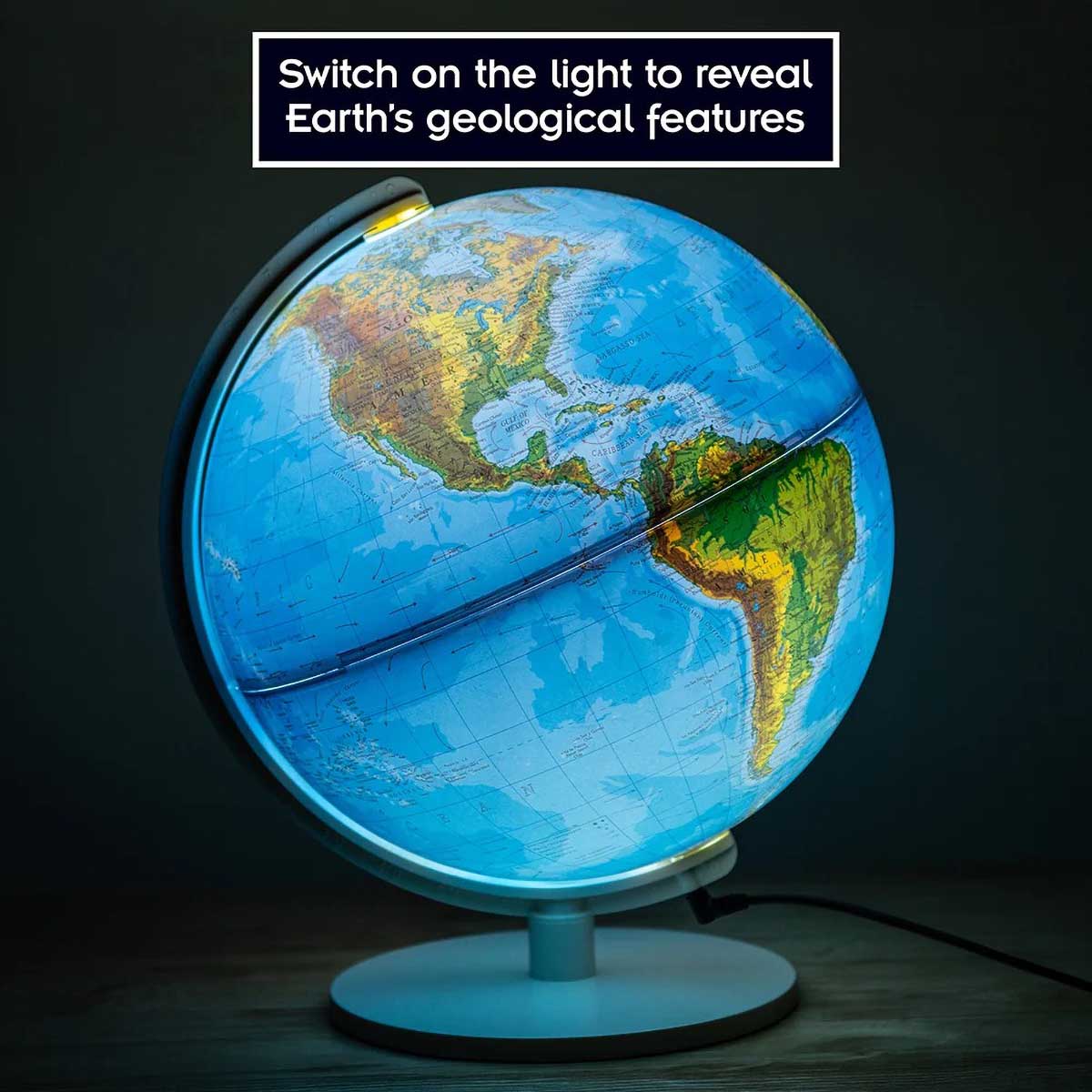 Thames and Kosmos Thames & Kosmos Illuminated Geopolitical Globe