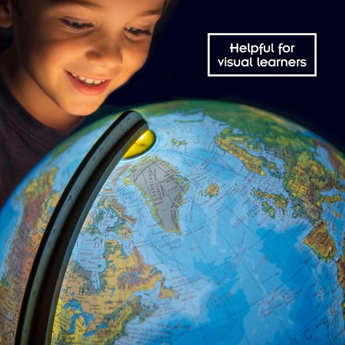 Thames and Kosmos Thames & Kosmos Illuminated Geopolitical Globe