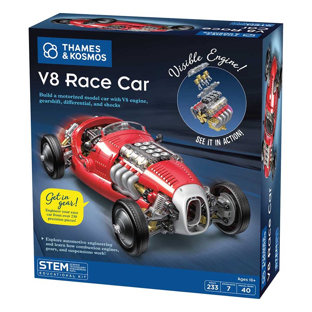 Thames and Kosmos V8 Race Car